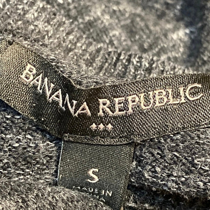 Banana Republic Men's Black Heather Long Sleeve Crew Neck Sweater Top Size S