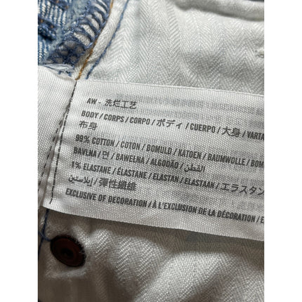 Abercrombie & Fitch The 90s Straight Ultra High Rise Blue Denim Jeans Size 28