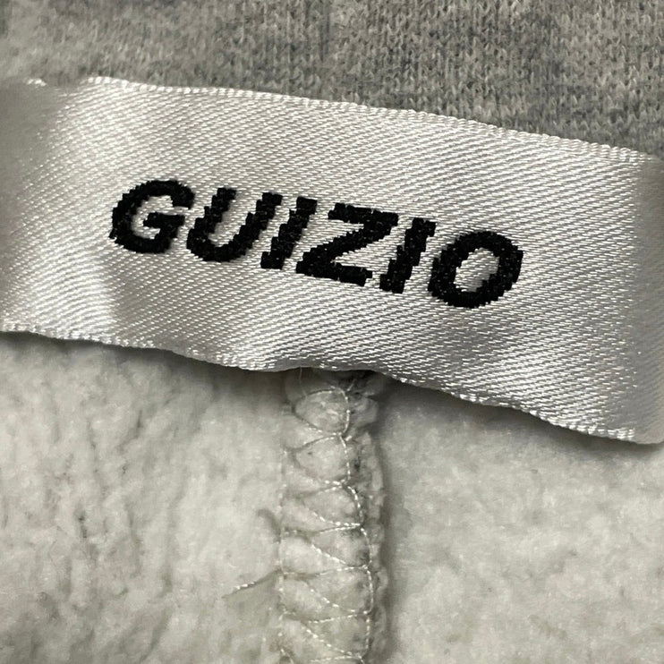 Guizio Women's Heather Gray Fleece High Rise Pull On Jogger Sweat Pants Size S