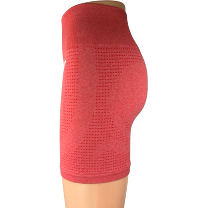 Gymshark Women's Red Pull On Logo Yoga Workout Gym Athletic Biker Shorts Size S