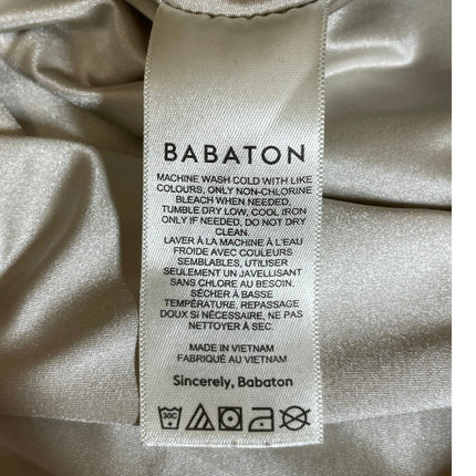 Aritzia Babaton Satinette Metallic Square Neck Sleeveless Tank Bodysuit Top Sz S
