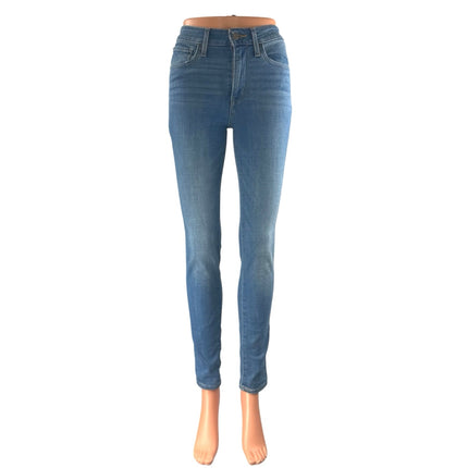 Levi's 721 High Rise Skinny Women's Blue Medium Wash Ankle Denim Jeans Size 27