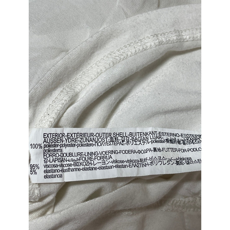 Zara Women White Half Sleeve Boxy Basic Minimalist T Shirt Tee Blouse Top Size M