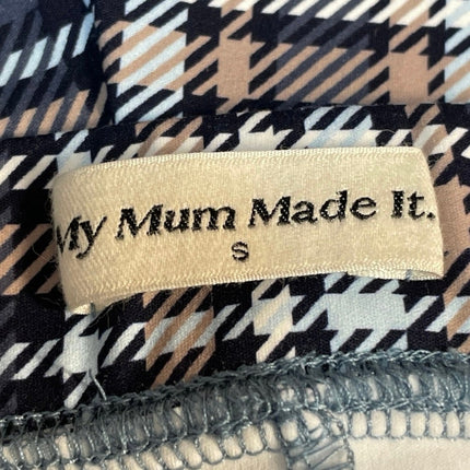My Mum Made It On the Go Early Tide Plaid Check Micro Hipster Summer Shorts Sz S