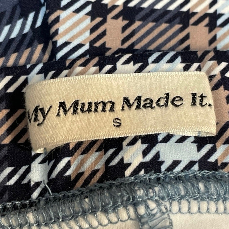 My Mum Made It On the Go Early Tide Plaid Check Micro Hipster Summer Shorts Sz S
