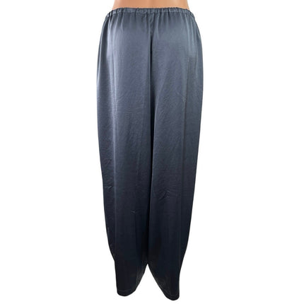 Madewell Women's Blue Velvet Velour High Waisted Sleepwear Pajamas Pants Size M
