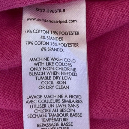 Solid & Striped Bailey Pink Jersey Sleeveless Cutout Mini A-Line Tank Dress M