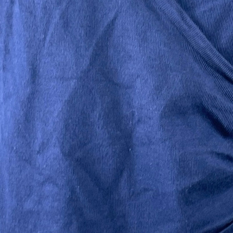 APT. 9 Womens Blue Short Puff Sleeve Scoop Neck Knit Pullover Blouse Top Size SP
