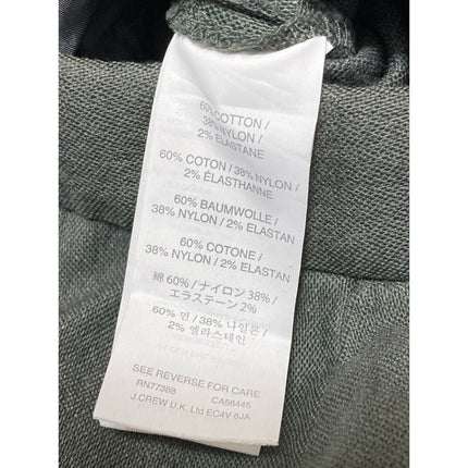 J.Crew Ryder Women's Green Mid Rise Flared Bootcut Chino Trouser Pants Size 2P