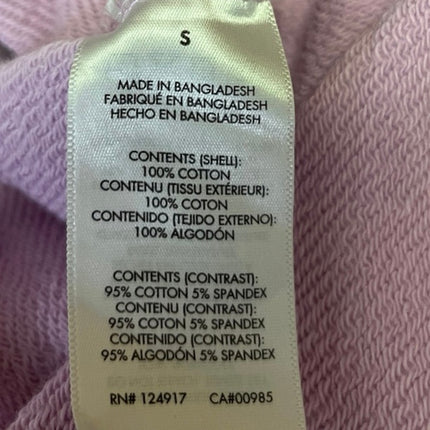 WeWoreWhat Women's Pink Purple Hooded Hoodie Long Sleeve Pullover Sweater Top S