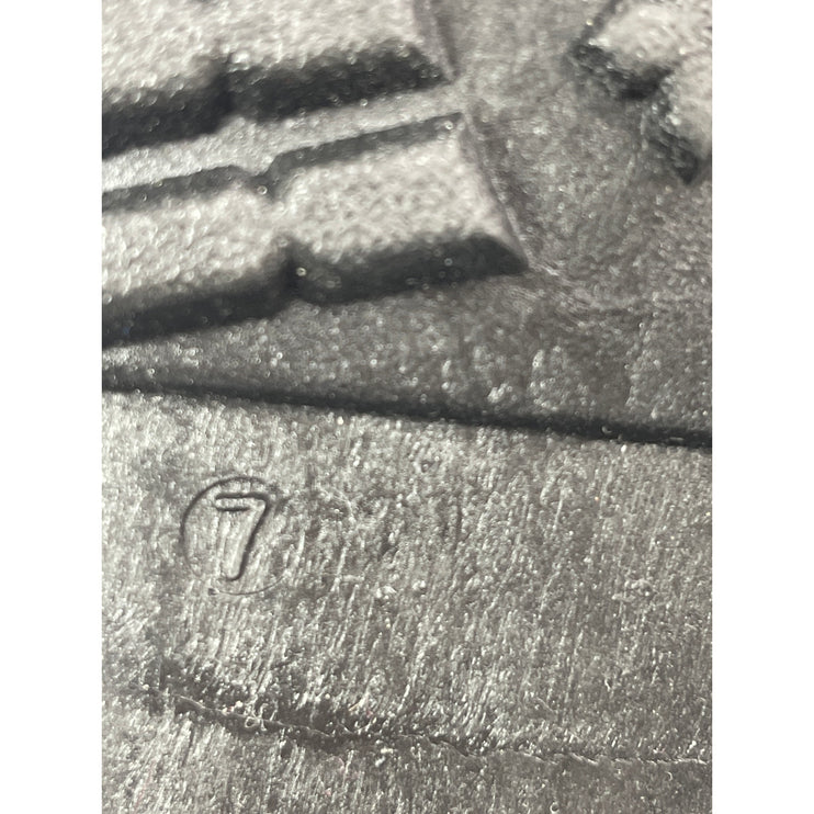 Charlotte Russe Black Panent Leather Slip On Platform Chunky Loafers Shoes Sz 7