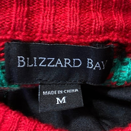 Blizzard Bay Men's Multicolor Giraffe Long Sleeve Ugly Christmas Sweater Top M