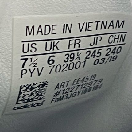 Adidas Sleek Women's Black Leather Low Top Lace Up Athletic Sneakers Shoes 7.5