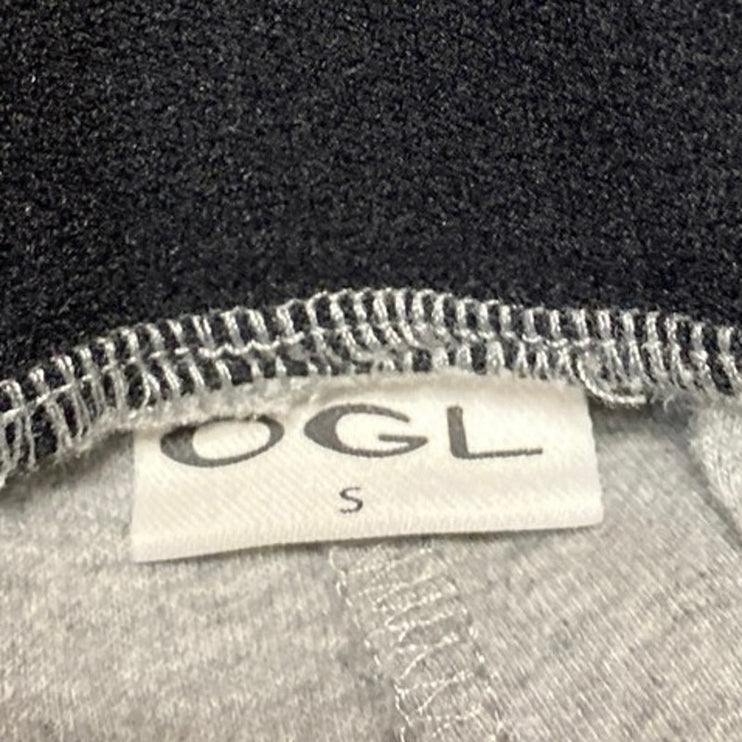 OGL Women's Gray High Rise Double Waistband Tapered Jogger Sweat Pants Size S