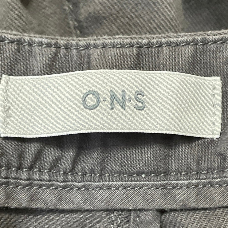 ONS Women's Black Washed High Waisted Straight Leg Denim Jeans Size 29x30