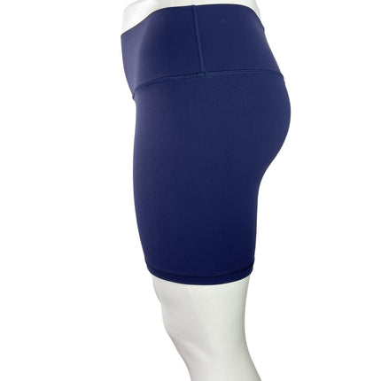Aritzia TnAction Women's Navy Blue High Rise Running Athletic Biker Shorts Sz XL