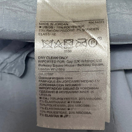Banana Republic Avery Women's Blue High Rise Straight Leg Trousers Pants Size 14