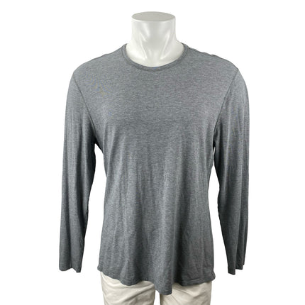 Lululemon Men's Gray Crew Neck Long Sleeve Sweater Sweatshirt T-Shirt Top Sz XL