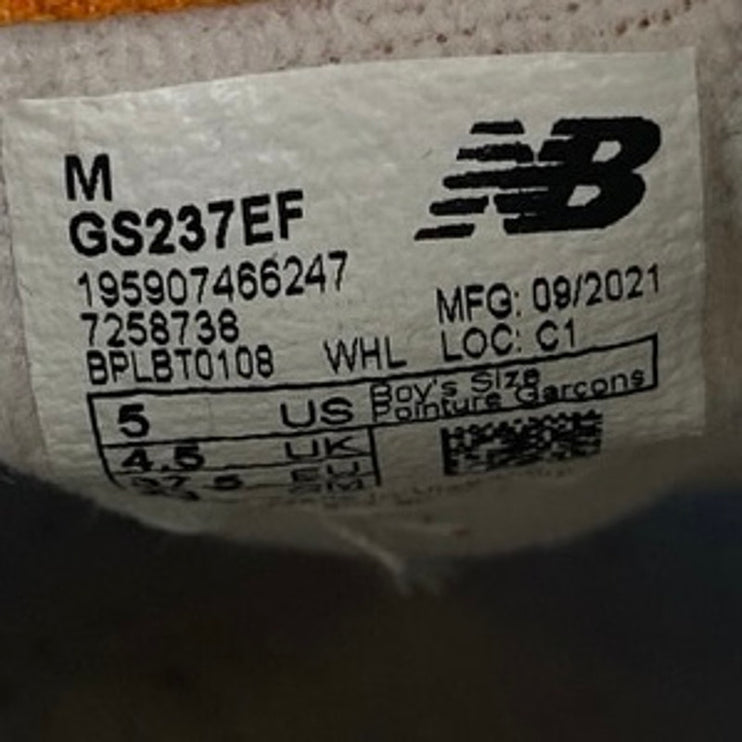 New Balance 237 Bungee Kids Multicolor Lace Up Low Top Athletic Sneakers Shoes 5