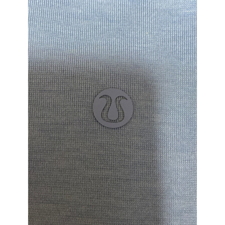 Lululemon Men's Blue Collared Short Sleeve Athletic Activewear Golf Shirt Top 12