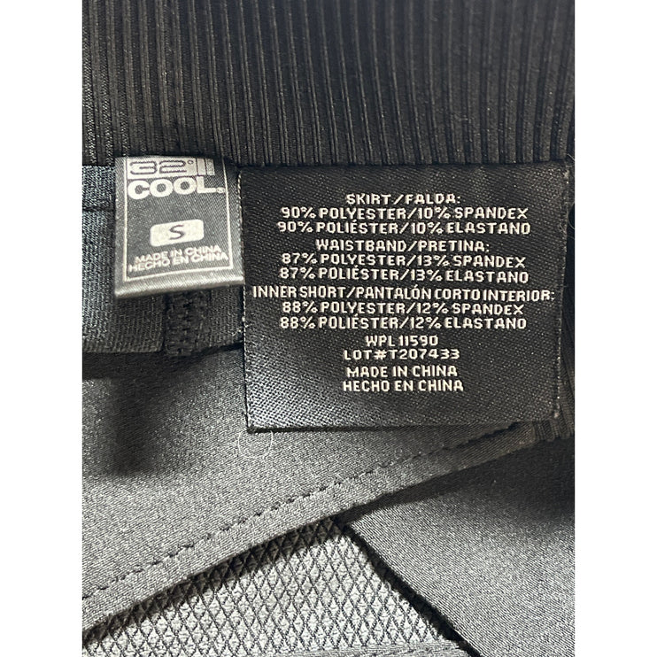 32 Degrees Cool Women's Black High Rise Mini Golf Athletic Flared A-Line Skirt S