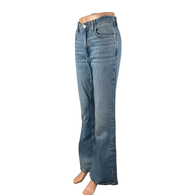 Urban Outfitters BDG Women's Blue High Rise Lace Up Flared Denim Jeans Size 26