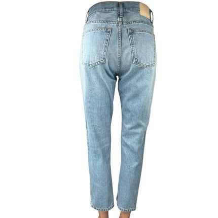 Everlane Women's Blue The 90s Cheeky Light Wash Cropped Straight Denim Jeans 25