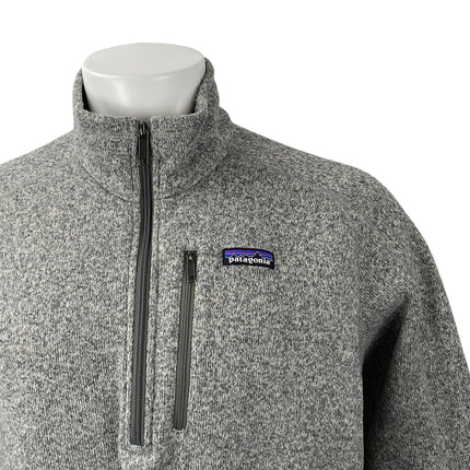 Patagonia Better Mens Gray Fleece Long Sleeve High Neck Sweatshirt Sweater Top L