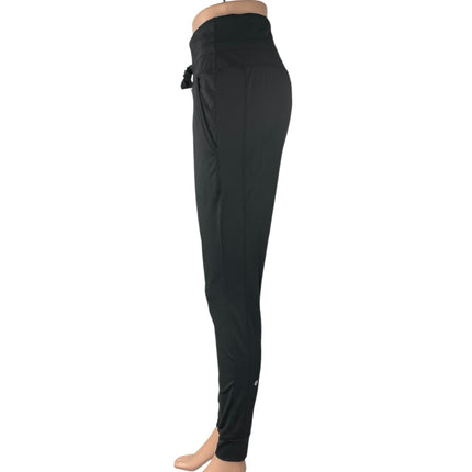 Halara Women's Black High Waisted Drawstring Athletic Leggings Pants Size M