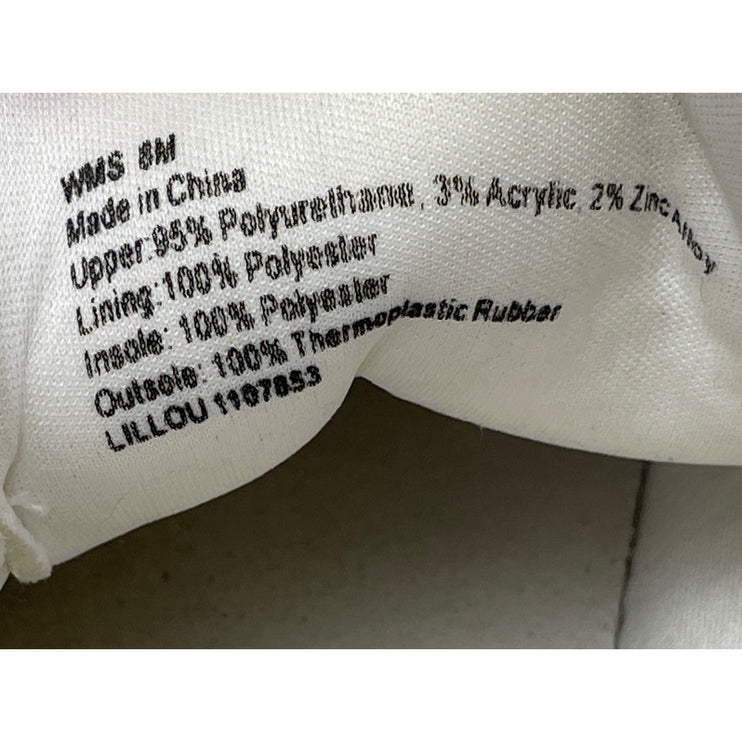 Aldo Women's White Leather Crystal Bow Lace Up Low Top Sneakers Shoes Size 8