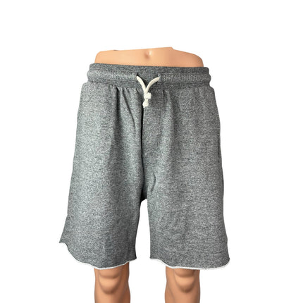 Zapalla Men's Gray Drawstring Pocket Workout Gym Athletic Sweat Shorts Size M