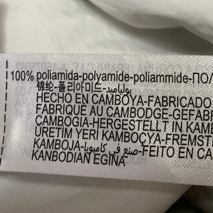 Zara Women's White High Rise Pull On Baggy Straight Trousers Cargo Pants Size S