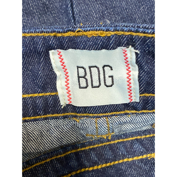 Urban Outfitters BDG Bookworm High Rise Pleated Mini Flare A-Line Denim Skirt L
