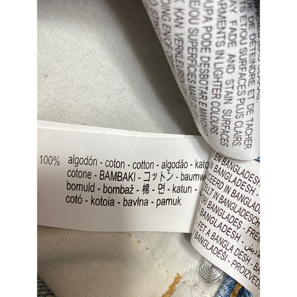 Zara Women's Blue Distressed High Rise Ripped Cut Off Denim Jean Shorts Size 10