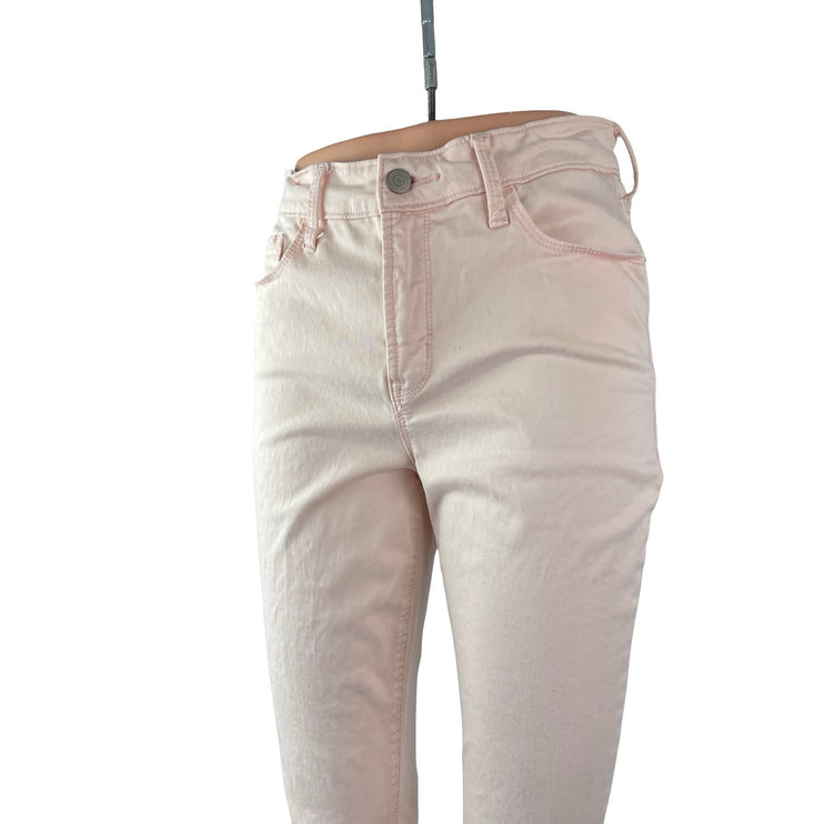 Old Navy Rockstar Women's Pink High Waisted Slim Super Skinny Denim Jeans Size 6