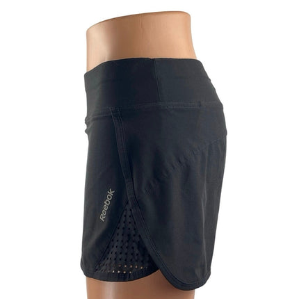 Reebok Women's Black Play Dry High Rise Tennis Golf Athletic Skort Skirt Size XS