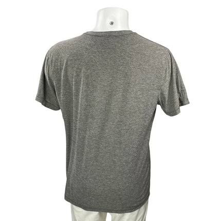 Vuori Men's Gray Short Sleeve Crew Neck Basic Workout T Shirt Tee Top Size L