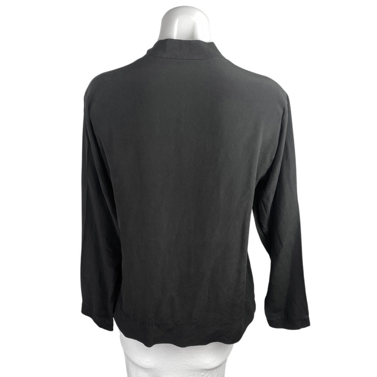 Drykorn For Beautiful People Women's Black Long Sleeve Blouse Shirt Top One Size