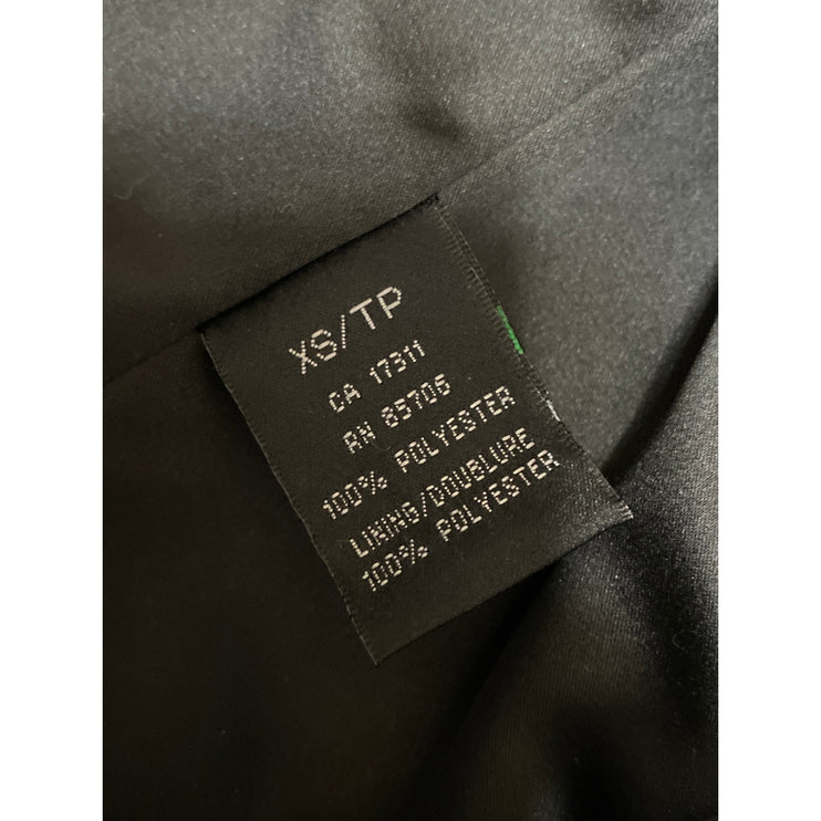 Buffalo David Bitton Women's Black Long Sleeve Sequin Blazer Coat Jacket Size XS