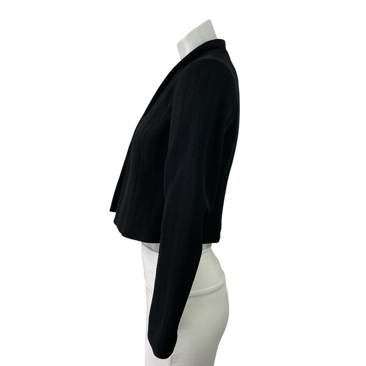 White House Black Market Open Front Long Sleeve Crop Blazer Coat Jacket Size 00