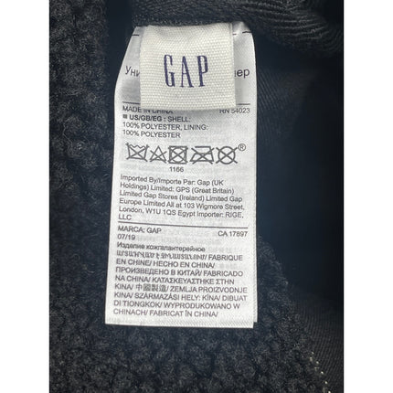 GAP Women's Black Faux Sherpa Fur Fanny Pack Adjustable Sling Borg Bum Belt Bag