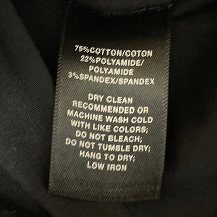 Lafayette 148 Women's Black Long Sleeve Roll Tab Button Down Shirt Dress Size 6