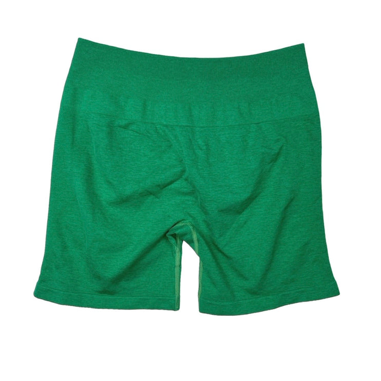 Celer Green High Rise Scrunch Back Pull On Workout Athletic Bike Short Size L