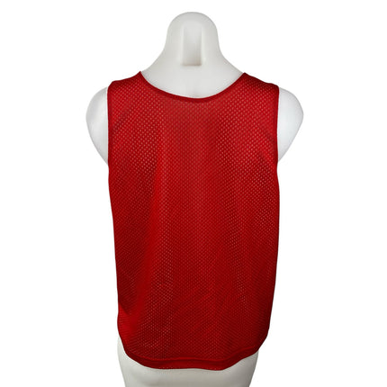 Warrior Women's Red Midwood Glax Lacrosse Sleeveless Crew Neck Tank Jersey Top M