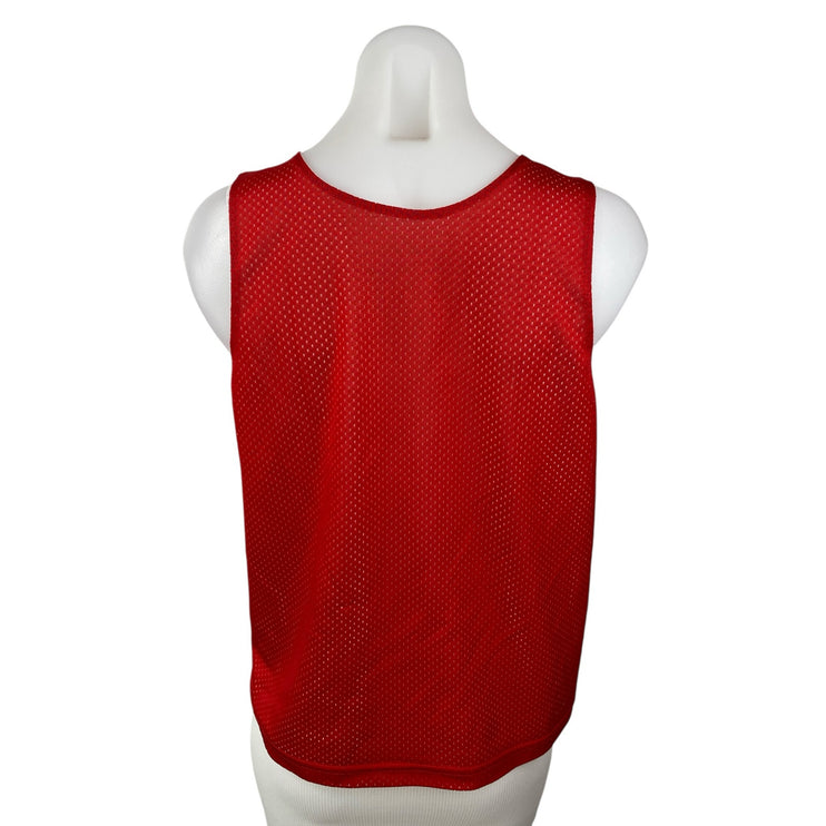 Warrior Women's Red Midwood Glax Lacrosse Sleeveless Crew Neck Tank Jersey Top M