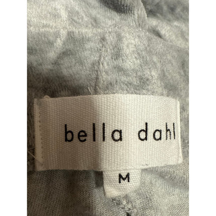 Bella Dahl Women's Gray High Rise Yoga Lounge Trousers Wide Leg Pants Size M