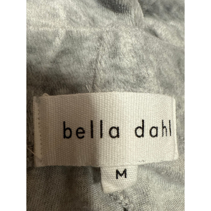 Bella Dahl Women's Gray High Rise Yoga Lounge Trousers Wide Leg Pants Size M