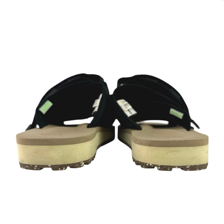 NEW Suicoke Moto Cab Eco Black Velcro Strap Slip-On Slippers Slides Sandas 12