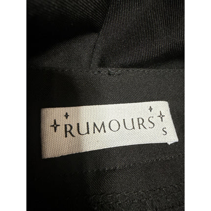 Rumours Women's Black High Waist Flared Bootcut Slim Leg Trousers Dress Pants S
