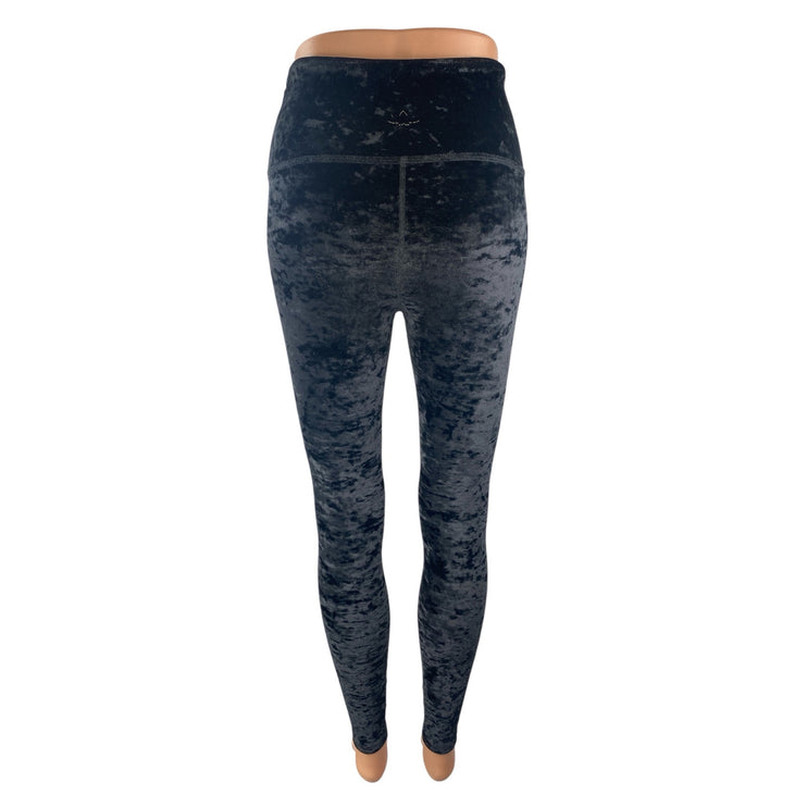 Beyond Yoga Velvet Motion Black Skinny Gym Athletic Activewear Leggings Pants S